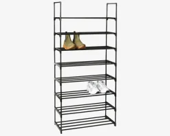 Skostativ Med 8 Hylder Sort