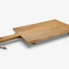 Skærebræt træ 61x30 cm