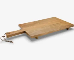 Skærebræt træ 61x30 cm
