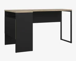 Skrivebord Hjørne Sort/eg