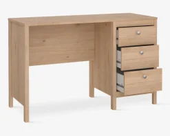 Skrivebord Madrid lys eg kunstfiner