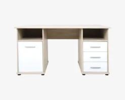 Skrivebord Penta Lys Eg/Hvid