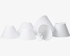 Skærm Emma Casa H. 16,5 cm Hvid