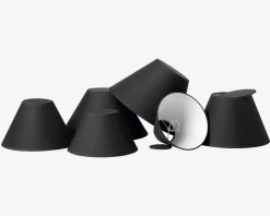 Skærm Emma Casa H. 16 cm Sort