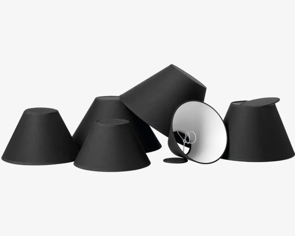 Skærm Emma Casa H. 18,5 cm Sort