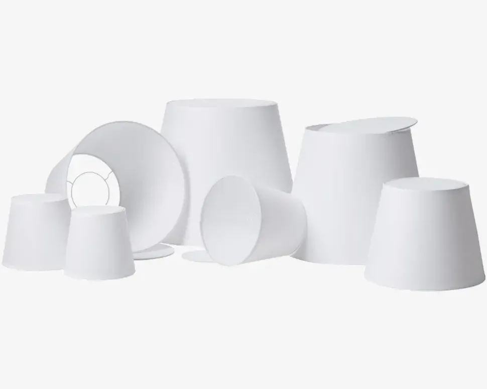 Skærm Emma Domus H. 20 cm Hvid