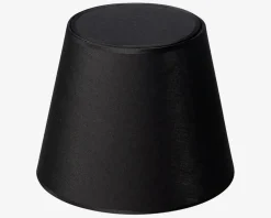 Skærm Isabella Domus sort/kobber H.20 cm