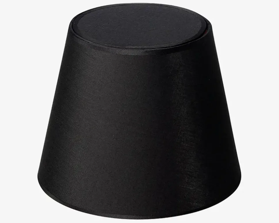 Skærm Isabella Domus sort/kobber H.20 cm