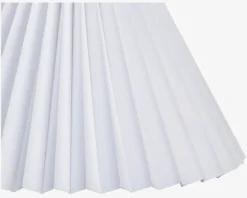 Skærm Plisse Empire Hvid 21 cm