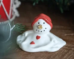 Snemand smeltet hvid H.5 cm