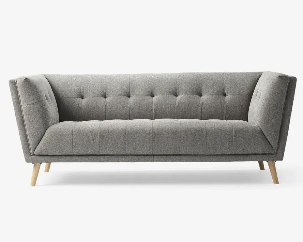 Sofa 3 Pers. Grå stof
