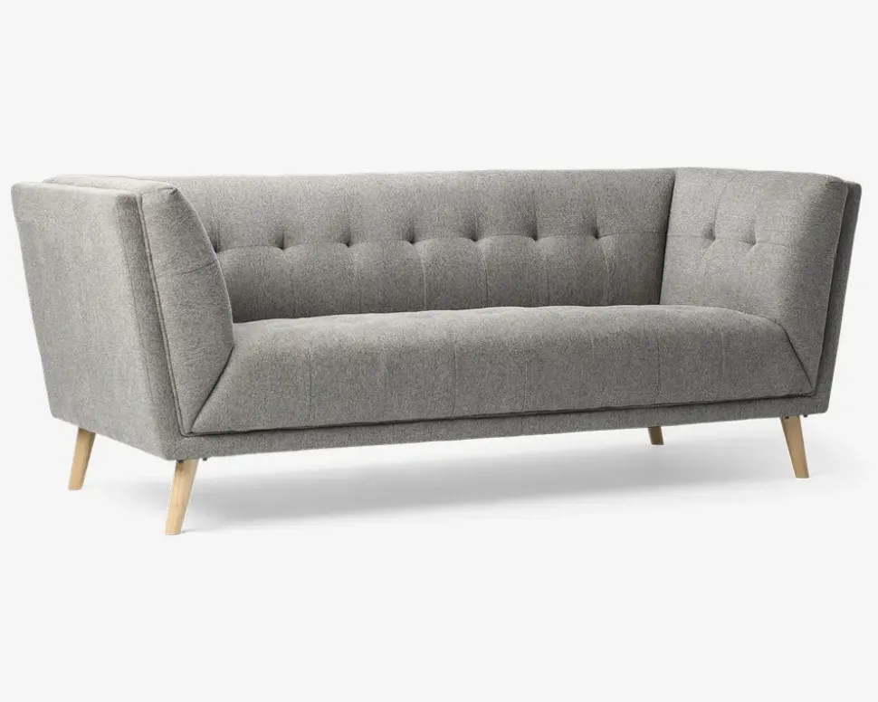 Sofa 3 Pers. Grå stof
