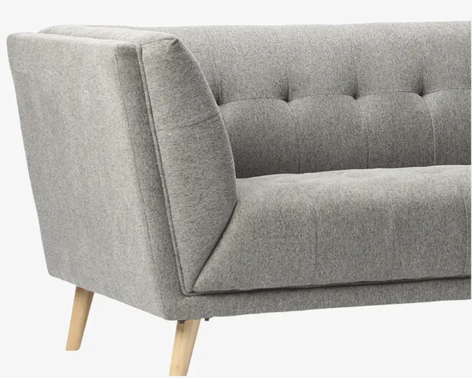 Sofa 3 Pers. Grå stof