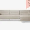 Sofa Halifax Chaiselong Højrevendt Stofgr. 1