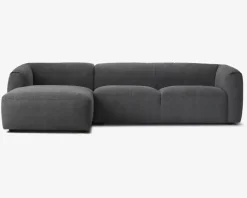 Sofa M/Chaiselong Violino Venstre Grå