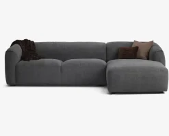 Sofa M/Chaiselong Violino Højre Grå
