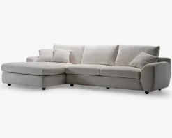 Sofa med XL-chaiselong venstre