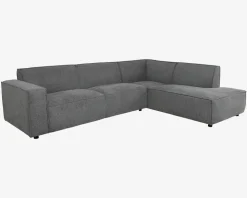 Sofa m/Open End Højrevendt Grå