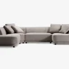Sofa U-shape Taupe venstrevendt