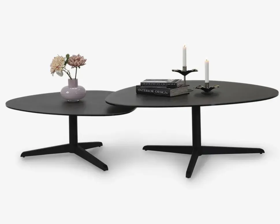 Sofabord Barnsley Sort Keramik