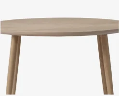 Sofabord Lys Eg Finer Ø-80 CM