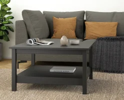 Sofabord Madrid sort kunstfiner