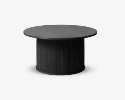 Sofabord Nola Sort Eg Ø-90 cm