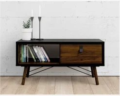 Sofabord Ry Sort/Valnød