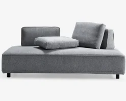 Sofa/sovesofa med løse rygstykker