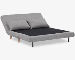 Sovesofa 2 pers. grå møbelstof