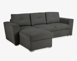 Sovesofa m/posefjedre grå