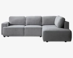Sovesofa open end højre grå/beige