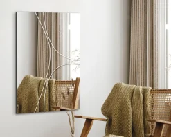 Spejl indgravering 60x80 cm