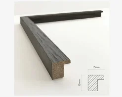 Spejl røget eg 40x80 cm