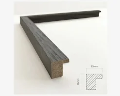 Spejl røget eg 55x160 cm