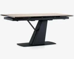 Spisebord i glas/keramik med udtræk