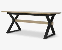 Spisebord med 3 butterfly tillægsplader