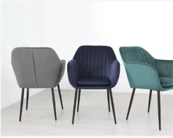 Spisebordsstol Emilia med armlæn