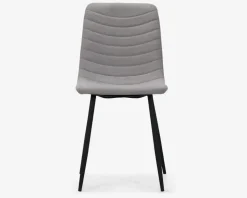 Spisebordsstol i beige møbelstof