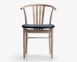 Spisebordsstol i massiv ubehandlet bøg