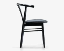 Spisebordsstol i sortlakeret bøg