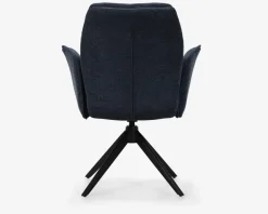 Spisebordsstol med armlæn og drejestel