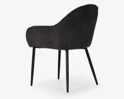 Spisebordsstol med armlæn i grå