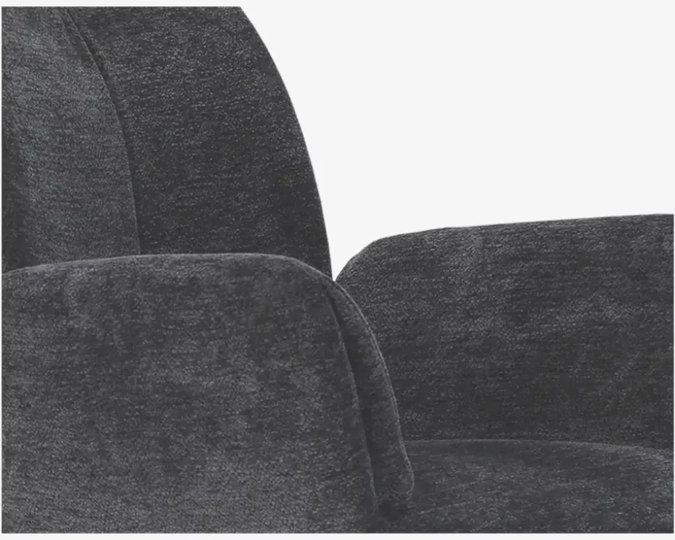 Spisestuestol med armlæn i grå