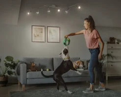 Spot 6xGU10 hvid L.119,8 cm