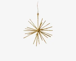 Stjerne M.Snor Guld Ø.8cm