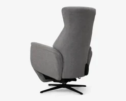 Stol med indbygget fodskammel og løftefunktion