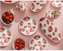 Tallerken Jordbær Ø.20 cm