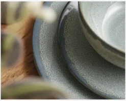 Tallerken Lærke Grå-Grøn Ø26 cm