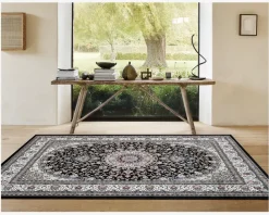 Tæppe Leonardo sort 133x195 cm